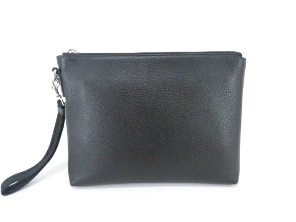 Gucci bag clutch Shoulder embossed calfskin black
